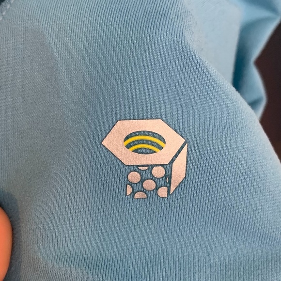 Mountain Hardwear Light Blue Half Zip Jacket - Picture 5 of 7